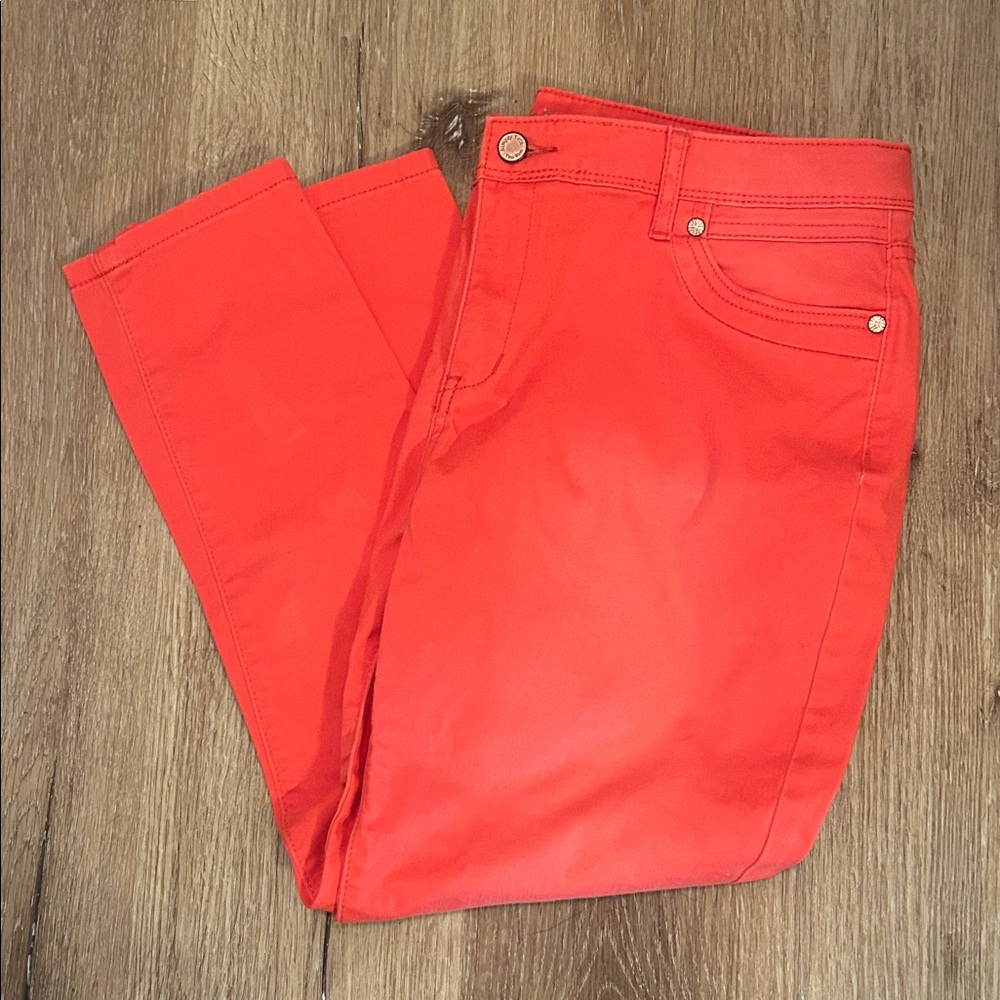 Simply Vera Vera Wang Women's Bright Bright Pink Skinny Jeans